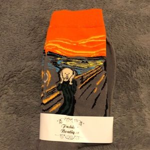 Painting inspired socks